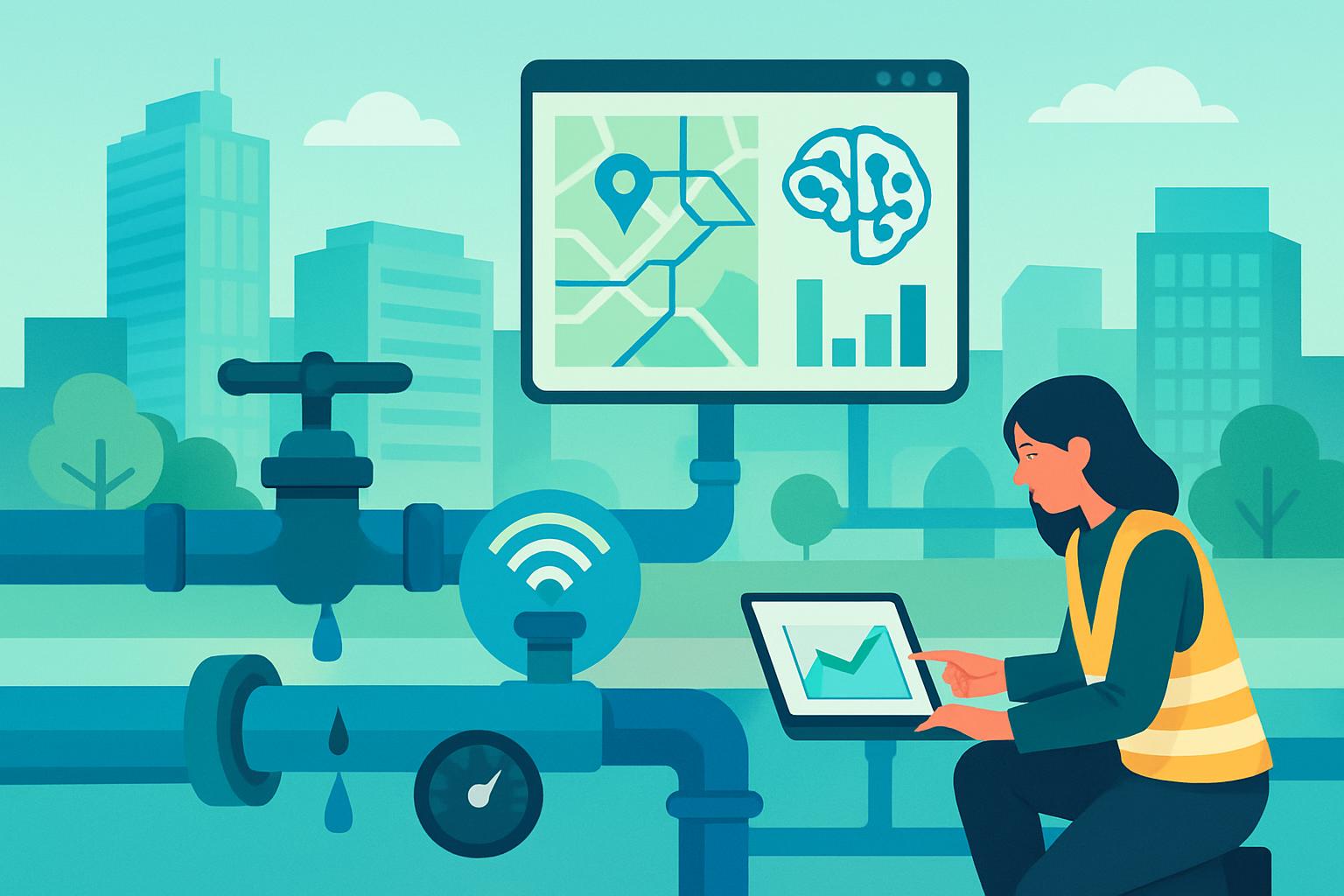 AI per la gestione intelligente delle reti idriche urbane