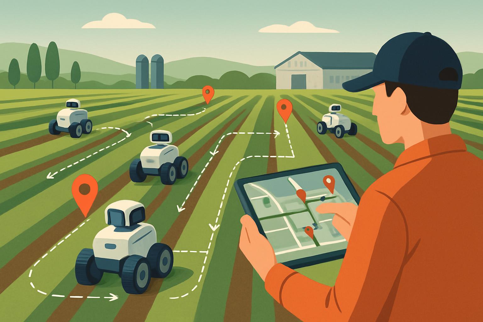 Ottimizzare la gestione delle flotte di robot agricoli con algoritmi di path planning avanzati