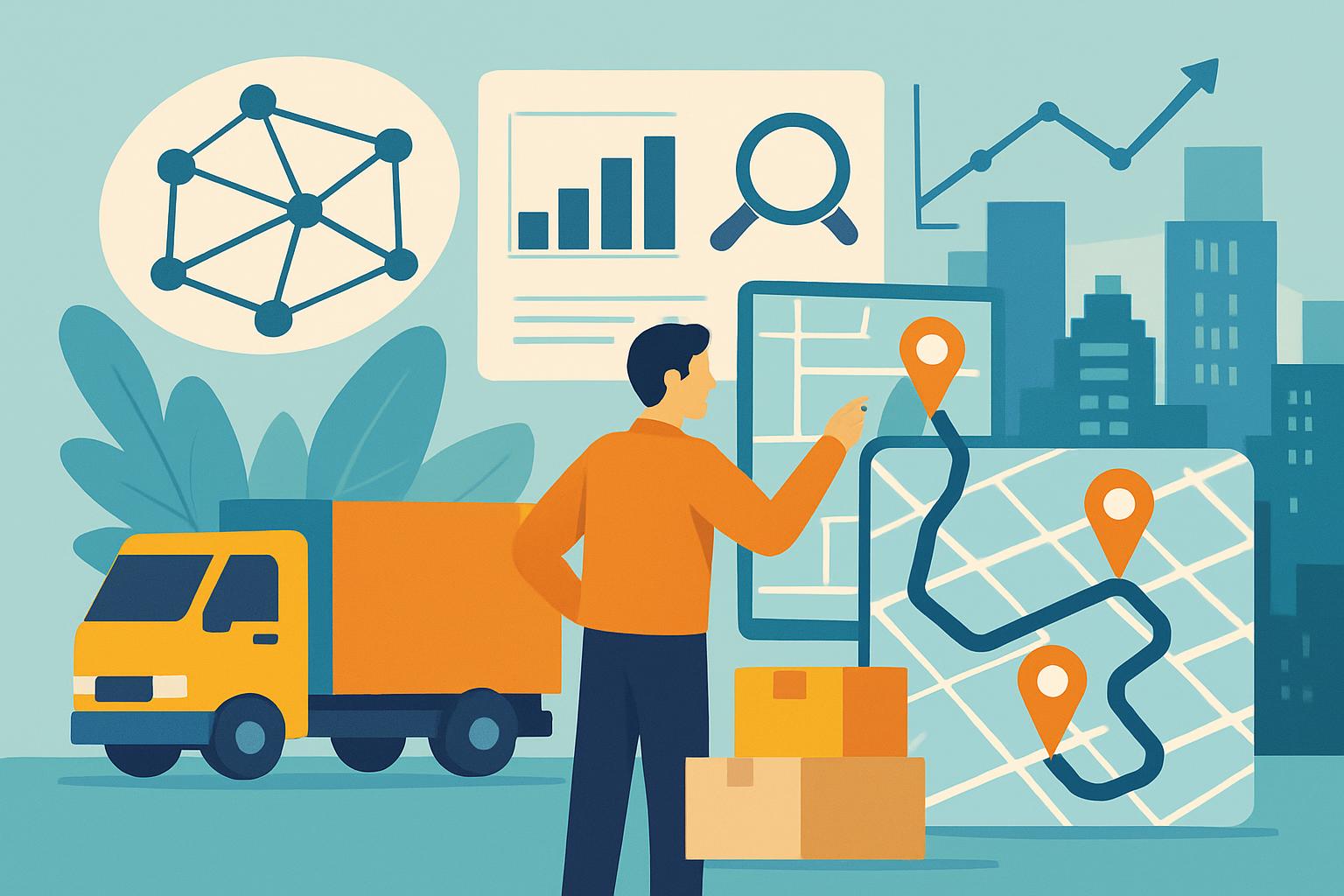 Ottimizzazione della logistica urbana tramite algoritmi di routing predittivo