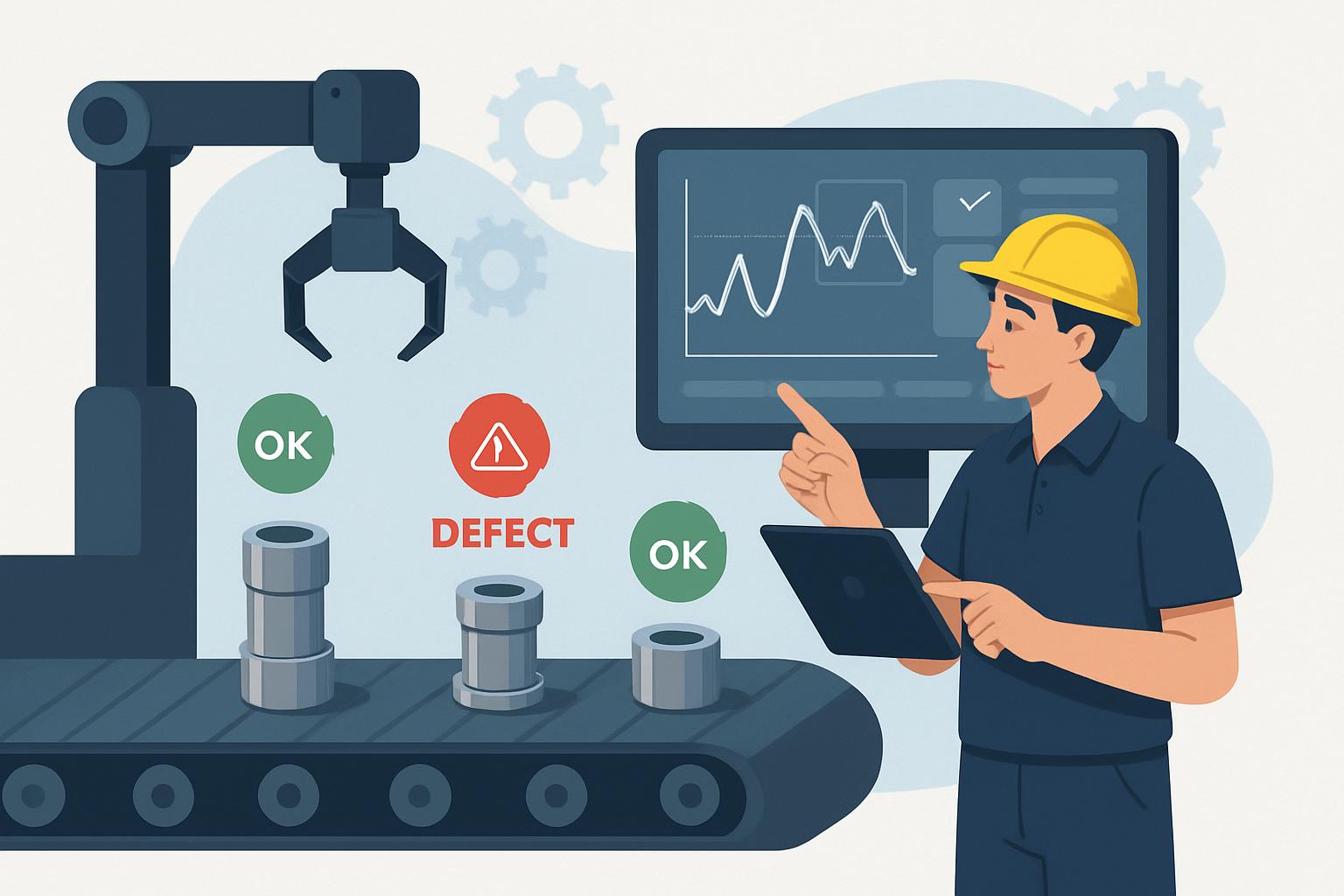 Riconoscimento automatico di anomalie nei dati di produzione industriale