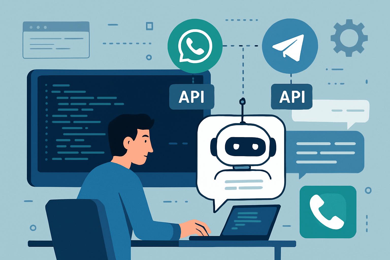 Sviluppare chatbot multicanale con integrazione WhatsApp e Telegram