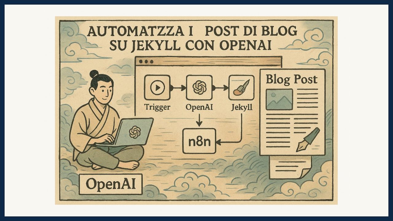 Jekyll Auto Post – Workflow AI per Generazione e Pubblicazione Automatica